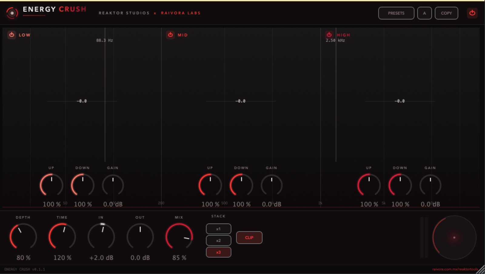 Energy Crush — compresor multibanda